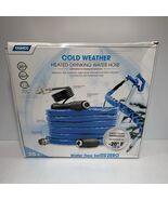 Camco 25-Foot Heated Water Hose for RV - Drinking Water Safe - Blue (22911) - $91.52 CAD