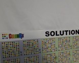 Colorku Replacement Part: Soluntion SHEET ONLY, Color Sudoku Puzzle. - $4.85
