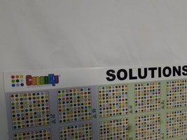 Colorku Replacement Part: Soluntion SHEET ONLY, Color Sudoku Puzzle. - $4.85