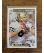 1991 Upper Deck Domino&#39;s Quarterback Challenge #40 Archie Manning - Fres... - £1.74 GBP