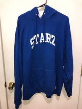 Russell Athletics STARZ Pullover Sweatshirt Hoodie SZ XXL Blue Palmer Written On - $9.89