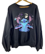 Disney Lilo &amp; Stitch Sweatshirt Pullover XXL 1X 2X Womens Black Graphic Y2K - $27.83