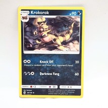 Pokemon Krokorok Sun &amp; Moon 84/149 Uncommon Stage 1 TCG Card - £0.79 GBP
