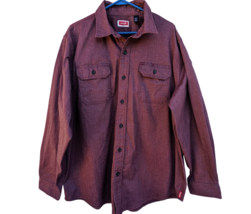 Wrangler Long Sleeve Shirt Sz XL, Light Purple - £18.24 GBP