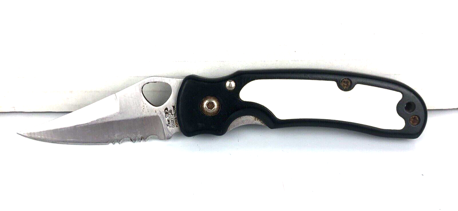 Frost Cutlery Flying Falcon Locking Blade Knife Stainless Steel Rostfrei Black - $11.40