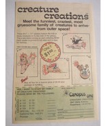 1981 Ad Creature Creations Space Creature Posters, Canopus One, Rosemead... - $150.29 MXN