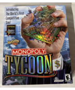 Monopoly Tycoon CD-ROM Vintage PC Game Infogames  Factory Sealed Big Box - $29.69