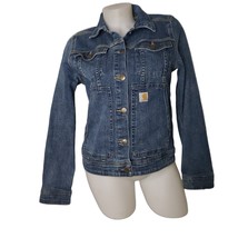 Carhartt Benson Denim Blue Jean Jacket Womens Size XS - £35.50 GBP