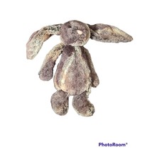 Plush JellyCat London Bunny Rabbit Brown Gold Blend Polyester 12&quot; Tall Flop Ears - £17.64 GBP