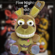 FNAF Plush SPRINGTRAP Five Nights at Freddy&#39;s Stuffed Animal 7&quot; Animatro... - $14.00