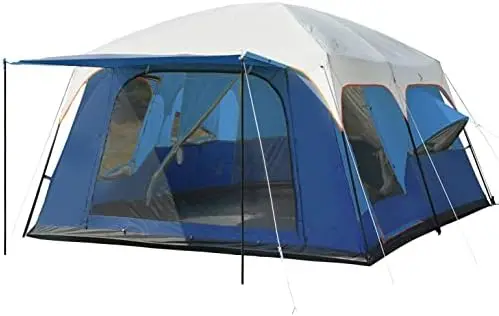 Large Tent 12 Person(Style-A),Family Cabin Tents,2 Rooms,Straight Wall,3 Doors - £259.35 GBP+