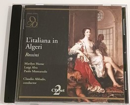 L&#39;italiana in Algeri Gioacchino Rossini 2 CD Set Horne Alva Montarsolo Abbado - £7.95 GBP