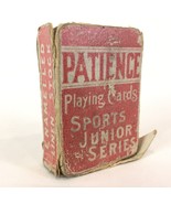 Patience Consolidated Litho Montreal Mini Playing Cards Lacrosse Sports Red - £38.15 GBP