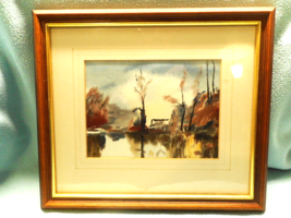 Fine Art Watercolour Of Landscape Theme (Signed ) - £14.55 GBP