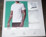 Papi ~ Men&#39;s 3-Pack T-Shirts Crew Neck Undershirts White Cotton Blend ~ M - $30.83