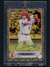 2022 Topps Chrome Gilded Collection Gold Etch Shohei Ohtani Auto #30/30 Angels - £2,349.40 GBP