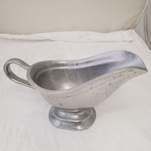 Vintage Wilton Armetale RWP Gravy Boat Footed Serving Sauce - £9.38 GBP