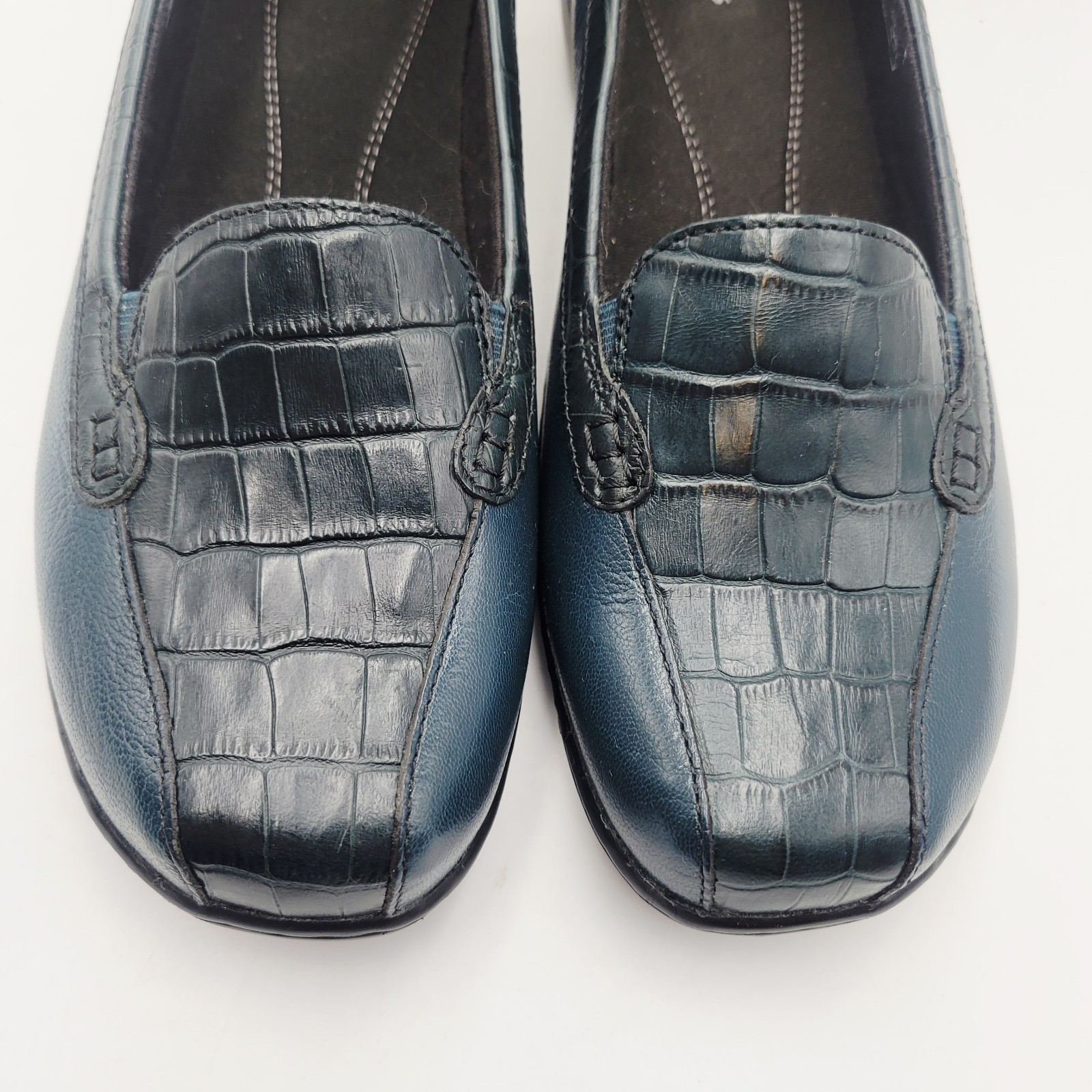 Clarks Women’s Shoes Sz 7.5 W Slip On Shoes Bayou BLUE  Item image 5