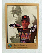 1992 Leaf Studio Baseball Card #115 Royce Clayton   - £0.77 GBP