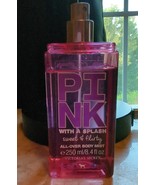 Victoria&#39;s Secret Pink with a Splash Sweet &amp; Flirty Body Mist 8.4 oz  - $57.17 CAD