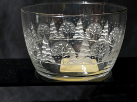 ARBY&#39;S By LIBBEY Winter Scene FROSTY PINES 4.24&quot; Dessert Trinket Bowl - ... - $6.98