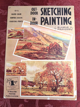 Out Door Sketching In Door Painting By Eugene M. Frandzen Walter Foster Art Book - £6.88 GBP