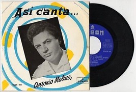 Antonio Molina So Canta 1958 Spain EP Odeon Dsoe 102 Copla Latin Flamenco - £6.66 GBP