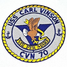 CVN-70 USS Carl Vinson Patch Vis Per Mare US Navy USN Aircraft Supercarrier - $14.80