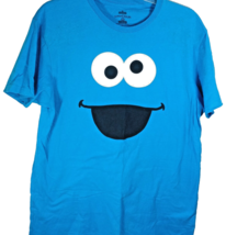 Sesame Street T-shirt Cookie Monster Blue Size Large Seaworld of Orlando - £10.03 GBP