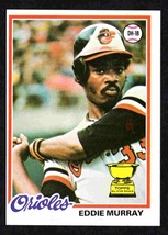 Baltimore Orioles Eddie Murray RC Rookie Card 1978 Topps Baseball Card #36 nr mt - £43.03 GBP