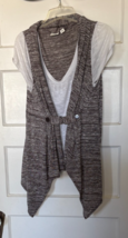 Cato Marled Brownish Gray Knit Top Size M - €17,20 EUR
