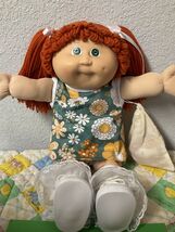 VTG Cabbage Patch Kid Girl Red Hair Green Eyes P Factory Head Mold #3 1985 - $275.00