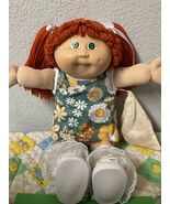 VTG Cabbage Patch Kid Girl Red Hair Green Eyes P Factory Head Mold #3 1985 - €236,09 EUR