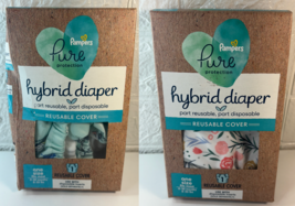 Pampers Pure Hybrid Reusable Cloth Diaper Cover, One Size Fits Most Lot ... - $6.44