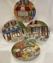 Vintage Avon China CAFE 4 Dessert/Appetizer Plates Bistro, Bread &amp; Butter Plates - £23.79 GBP