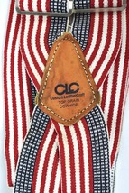CLC Custom Leather Craft Top Grain Cowhide American Flag Suspenders - $24.70
