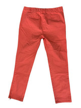 BODEN WOMEN&#39;S SKINNY JEANS PANTS Coral Flat Front Ankle Zipper US Small ... - £17.82 GBP