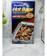 Reynolds Hot Bags Extra Heavy Duty Foil Bag Size Large Oven/Grill Recipe... - $11.79