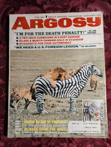 Argosy Magazine January 1966 Bernhard Grzimek Brett Halliday - £5.09 GBP