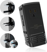 Universal Travel Adapter 2000W Travel Voltage Converter 220V to 110V with Power  - £40.32 GBP