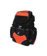 Grey or Orange Nylon Deluxe Motorcycle Luggage Travel Touring Bag Sissyb... - $178.71 CAD