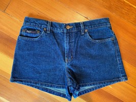 Womens Red Kap Cutoff Distressed Denim Shorts Size 34&quot; Waist 3&quot; Inseam - $11.88
