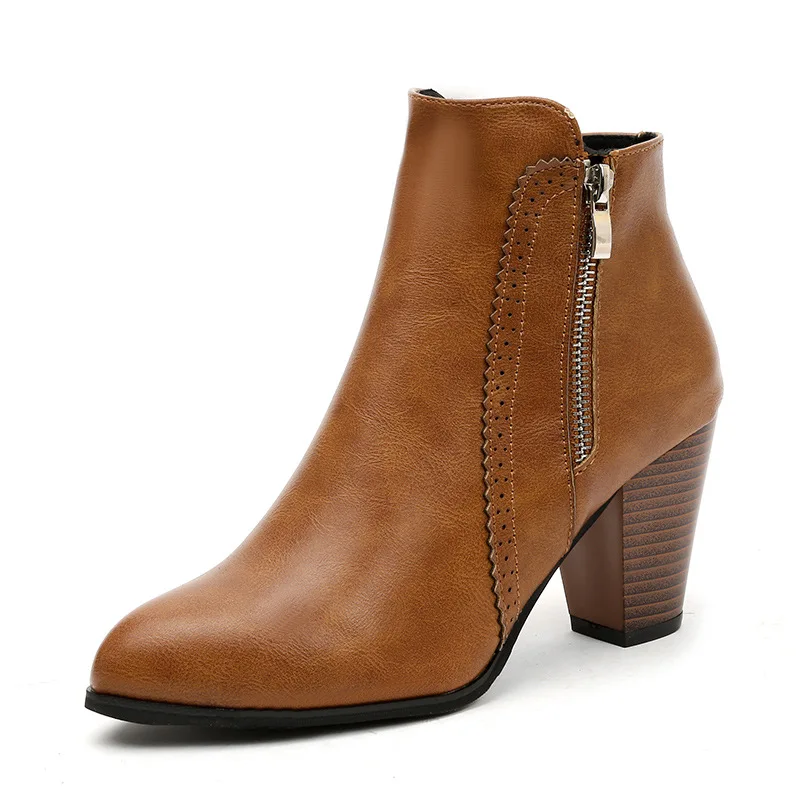  Women Shoes Ankle  Martin Boots Short Boots High-heel  Pointed Europe Shoes Wom - £252.57 GBP