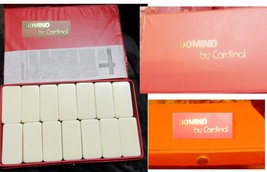 GAME Domino By Cardinal 28 Dominoes Set Double Six 6-6 In Vinyl Case See Photos - £7.85 GBP