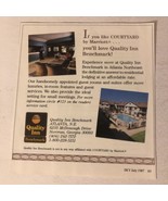 Quality Inn Benchmark Vintage Print Ad Norcross Georgia pa18 - $152.62 MXN