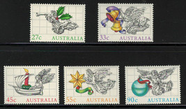 AUSTRALIA 1985 VERY FINE MNH STAMPS SET SCOTT # 962,967-970 &quot; CHRISTMAS &quot; - $4.42