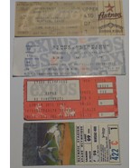 Montreal Expos Vintage Ticket Stub Collection 4 pc Reds Astros VG+ Olymp... - $14.77