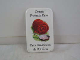 Vintage Campin Pin - Ontario Provinicial Parks Sleeping Bag - Celluloid Pin - £11.76 GBP