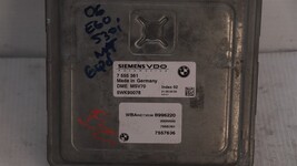 7555361 BMW DME Engine Ignition Control Module Computer Ecu Ecm Pcm 6spd MTX image 3