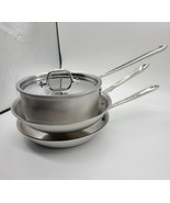 All-Clad D3 Stainless 3-ply Bonded 4pc Brushed Cookware Set - $6,432.31 MXN
